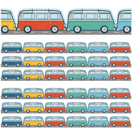 Eureka Adventurer Vanagons Extra Wide Deco Trim, 37 Feet Per Pack, 6PK 846329