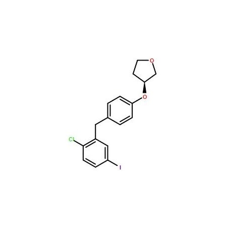 Ak Scientific (3S)-3-[4-[(2-Chloro-5-iodophenyl)methyl]phenoxy]tetrahydro-furan (5g), CAS 915095-94-2 9598AF-5g