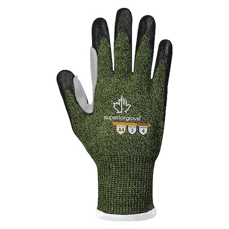 Superior Glove Knit Gloves, Cut Level A4 , Foam Nitrile , Texture , XS 1 PR STAGFNP-6