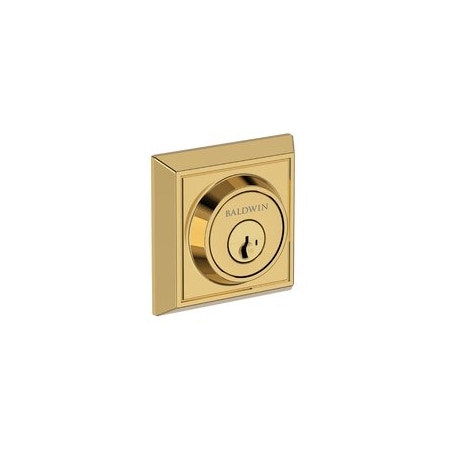 Baldwin Residential Deadbolts Single Cylinder Reversible Lifetime Brass SCCHD003SMC