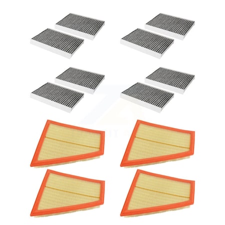 Pur 4x Air + 4x Cabin Filter 8 Total Kit For 2012-2016 BMW 528i xDrive ...