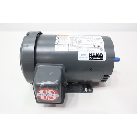 U.S. Motors AC MOTOR 56C 2HP 1750RPM 3PH 208-230/460V-AC FM77 U2P2DFC