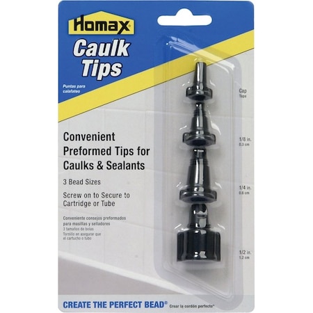 Homax Caulk Tip, 1/8 in 2406
