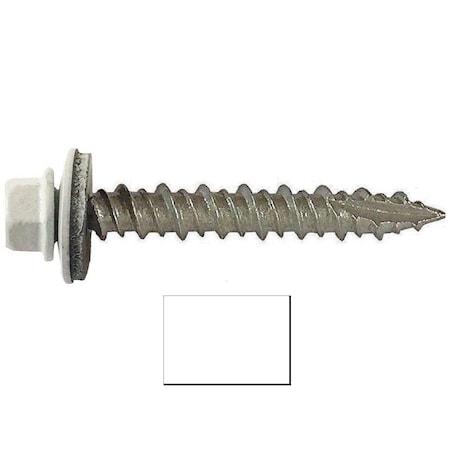Hillman 10 x 1.5 in. White Screw, 250PK 250767