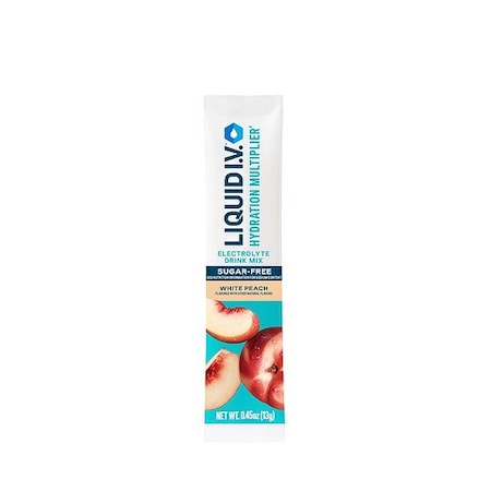 Liquid I.V. Sports Drink Mix, 0.5 oz, White Peach LVHS-0109