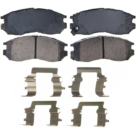 Wagner Brake QuickStop Front Disc Brake Pad Set Ceramic,  ZD484