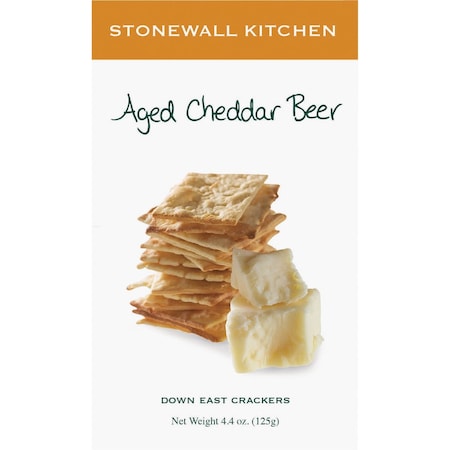 Stonewall Kitchen 4.4 Oz. Aged Cheddar Beer Crackers 553007
