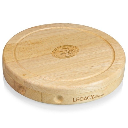 Picnic Time Family Of Brands NFL San Francisco 49ers - Brie Cheese Cutting Board & Tools Set 878-00-505-273-2
