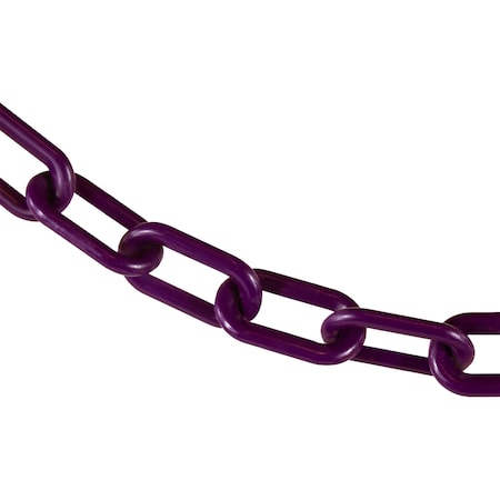 Mr. Chain 2" x 25' Purple Plastic Safety Chain 50023-25