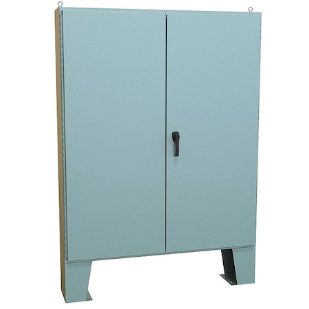 Hammond Handle Electrical Enclosure, 72 in H, 11 in D, 60 in W, 12, Steel 1422E10F