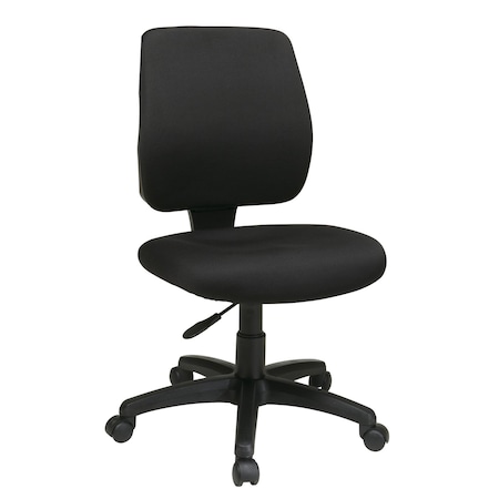 Office Star Products Pneumatic Task Chair Deluxe Task Chair, Coal 33101-30