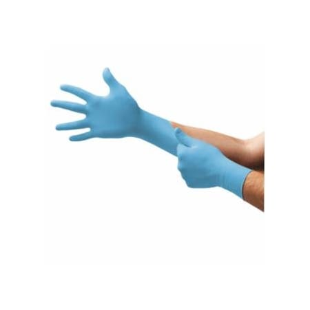 Ansell XCEED XC-310 Nitrile Disposable Gloves, Beaded Cuff, Medium, Blue, 250PK 748-XC-310-M
