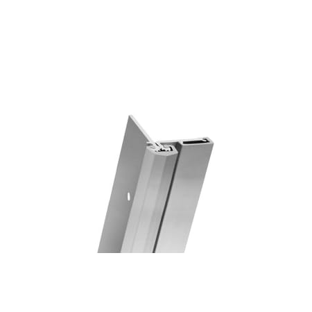Select Products Ltd Half Surface HD Geared Continuous Hinge, 3/32in Door Inset, 83in, 628/US28/CL Clear Anodized Aluminum SL53-83-CL-HD600