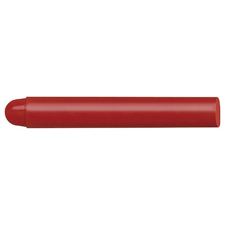 Markal Marking Crayon, 4-3/4 in L, Red, Wax 82430G