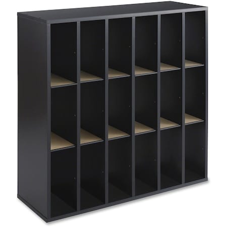 Safco Mailroom Work Table, Mail Sorters 7765BL