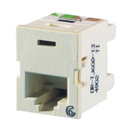 Ortronics 1-PORT MOD JACK 110 8W8P UTP, T568A/B CAT6 IP5 CLARITY6 TJ600-13