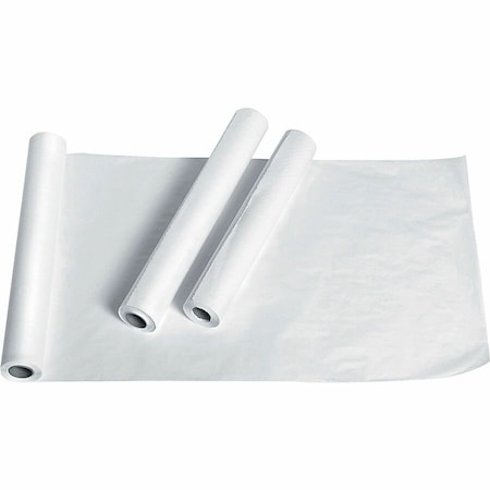 Medline Exam Table Paper, Deluxe Crepe, 21in x 125 ft, White, 12PK NON24325