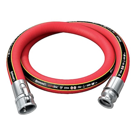Continental 2" X 20' RED DRINKLINE EPDM SS C+E DNK200-20CE