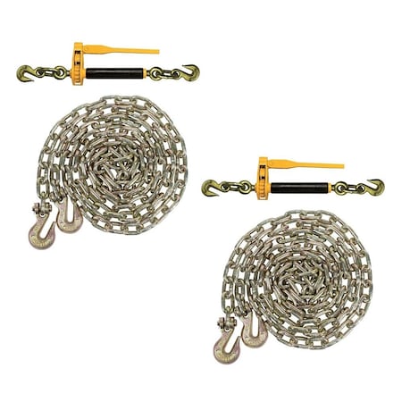 Mytee Products 5/16 x 3/8 Peerless QuikBinder H5125-0658 2 5/16in x 20ft G70 Chain 2, 2PK CB-PQB-516x2-CH51620x2