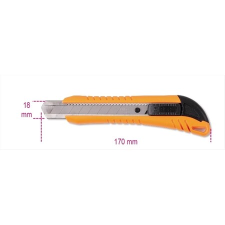 Gizmo 1771-Utility Knife With 3 Blades GI3689243