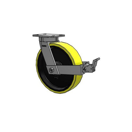 Albion 12x3-HD-Poly-Iron-Caster 370PF12528SFBB