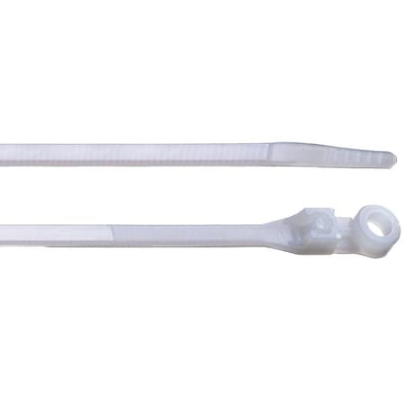 Gardner Bender Cable Tie, 8 in L, 1/4 in Max Bundle Dia., Natural, Nylon, 50 lb Strength 48-308