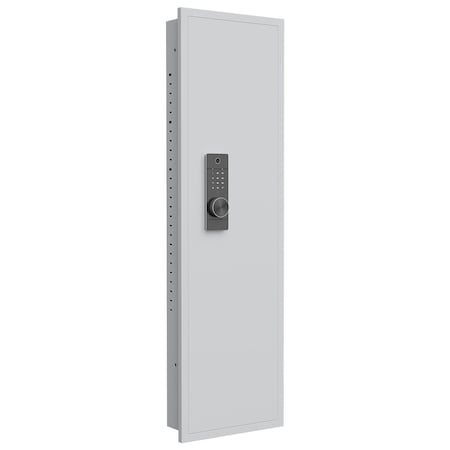 Wrightmaster 2-Gun Multifunctional Gun Safe with Fingerprint Lock, Adjustable Shelves, Built-In Wall ZOR-P207551
