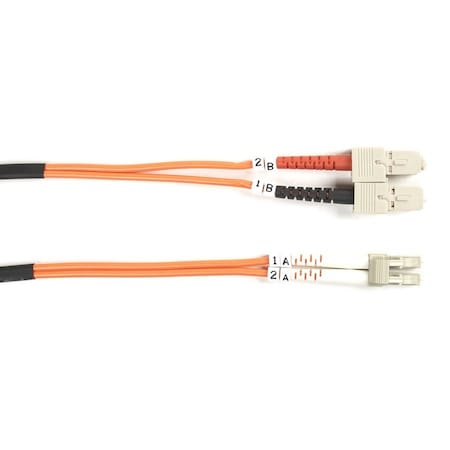 Black Box Fiber Patch Cable 3M Mm 62.5 Sc To Lc FO625-003M-SCLC