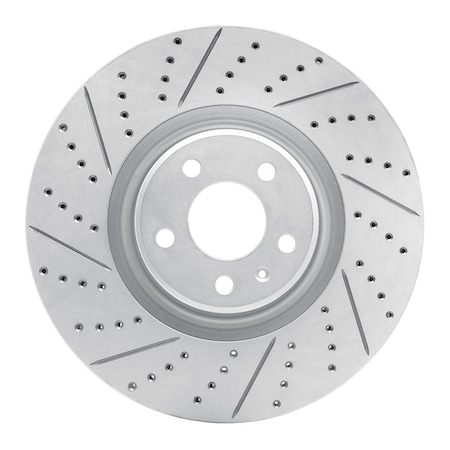 Dynamic Friction Co DFC Geoperformance Rotor - Drilled and Slotted 830-73064L