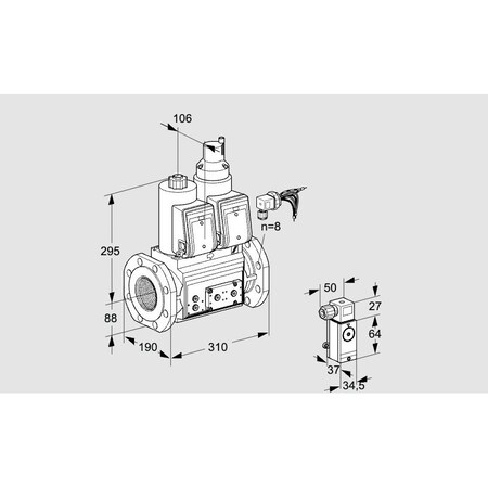Honeywell Kromschroder VCS780F05NLWRE/3-PP/4-3P KS88207292