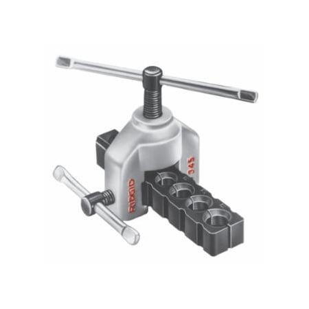 Ridgid Flaring Tools, 3/16, 1/4, 5/16, 3/8, 7/16, 1/2, 5/8 in, 45 Degrees Flaring Angle 632-23332