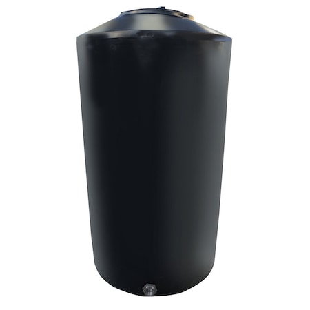 Chem-Tainer 55 Gal. Black Vertical Water Tank TC2038IW-BLACK