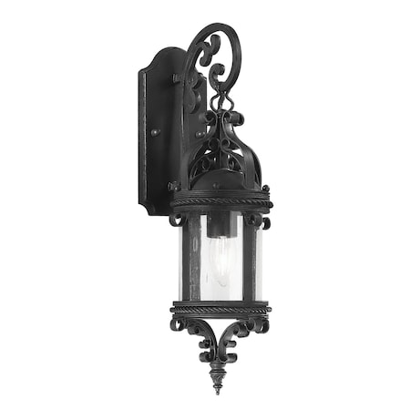 Troy Lighting Pamplona 1 Light Wall Sconce 6.25 In. Soft Off Black B9121-SFB