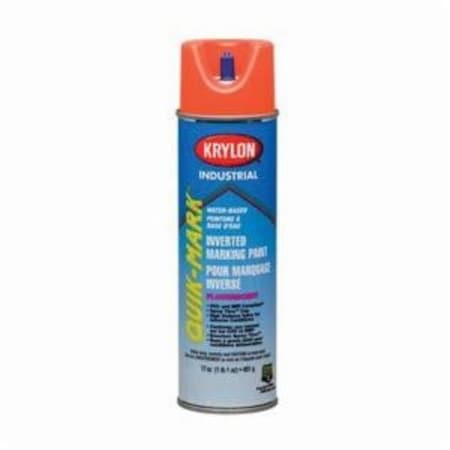 Krylon QUIK-MARK WATER BASE INVERTED MARKING PAINT, 20 OZ CONTAINER, LIQUID FORM, HI-VIZ A03821