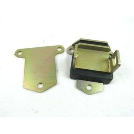 Absurdo Energy Suspension Early Style Motor Mount for 1958-1982 Chevy GM Cars, Zinc Black AB2205755