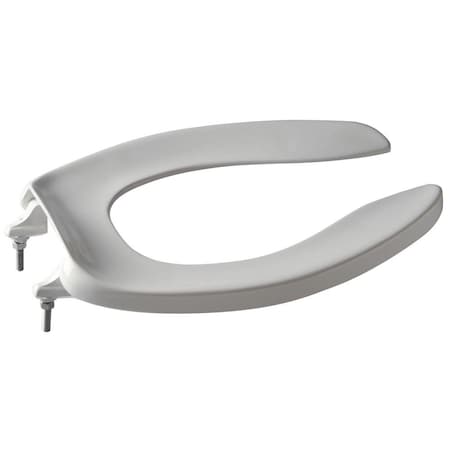 Zurn ElongatedExtra HD, Prmium Wht, OpenFrnt ToiletSeat Z5956SS-EL-STS