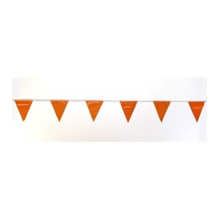 Mutual Industries ORANGE PENNANT FLAGS, 10PK 14991-45