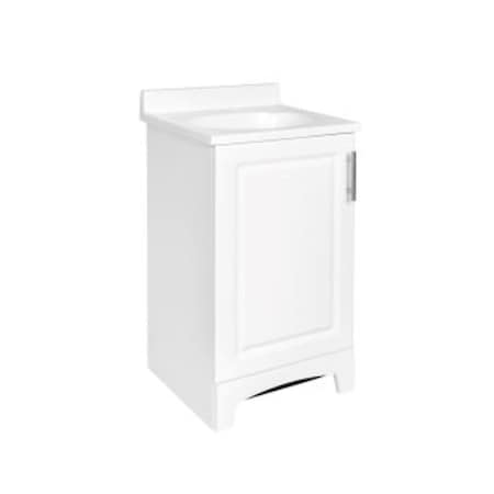 Royal Cabinets Single White Vanity Combo 19 in. W X 17 in. D X 33.5 in. H 80-8101-1-1594