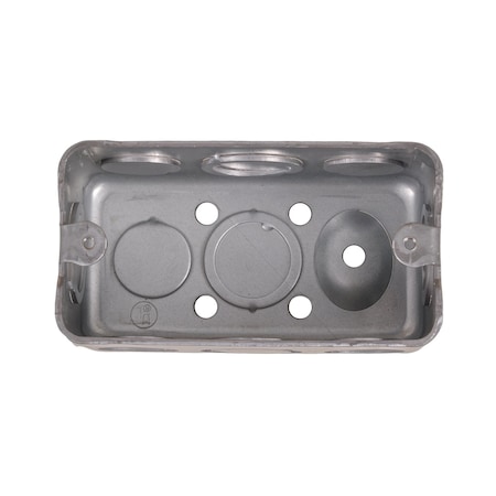 E Energetic Lighting 4"X 2" Metallic Handy Box 1-7/8 in.Depth metal Electrical box, 50PK EMB-22PD-KC