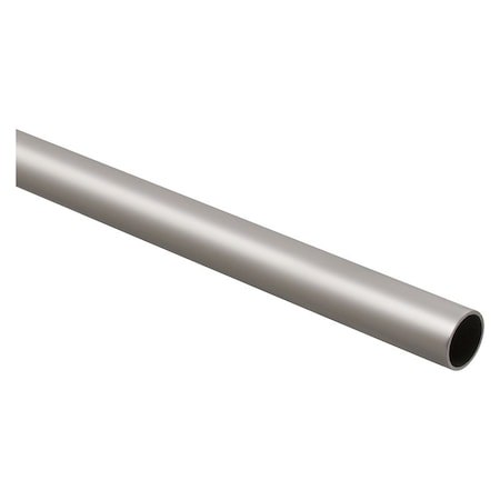 Stanley Closet Rod, 1-5/16 in Dia, 6 ft L, Steel, Satin Nickel S820-100