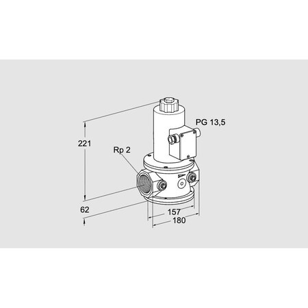Honeywell Kromschroder VLV, SOLND, GAS, VG 50/39R10NT33 KS85261110