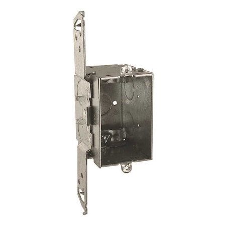 Raco 3 in. x 2 in. Gangable Switch Electrical Box with NMSC Clamps and Bracket Gray 564
