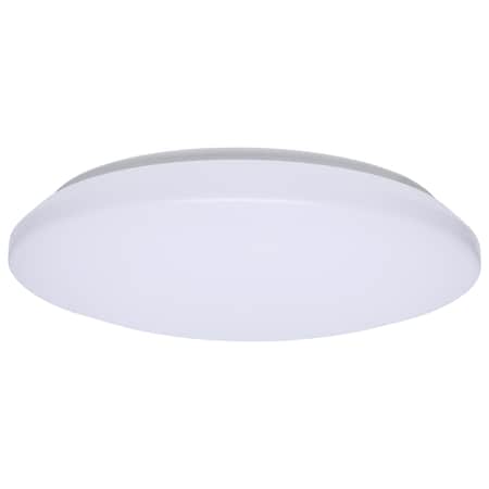 Nuvo 14in. LED Cloud Fixture 15W 27K/30K/35K/40K/50K CCT Selectable Round Shape White Finish 120V 62/1852