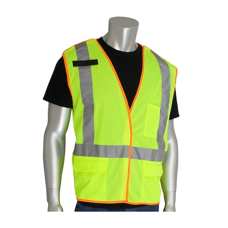 Pip ANSI Type R Class 2 and CAN/CSA Z96 X-Back Breakaway Mesh Vest 302-0210-LY/M