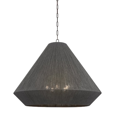 Troy Lighting 1 Light Gustavo Pendant Patina Brass/Off-White F2628-PBR/OW