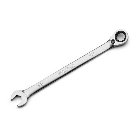 Capri Tools 13 mm 120-Tooth Ultra-Smooth Reversible Ratcheting Combination Wrench, XL Long Series, Metric, 12Point CP15813