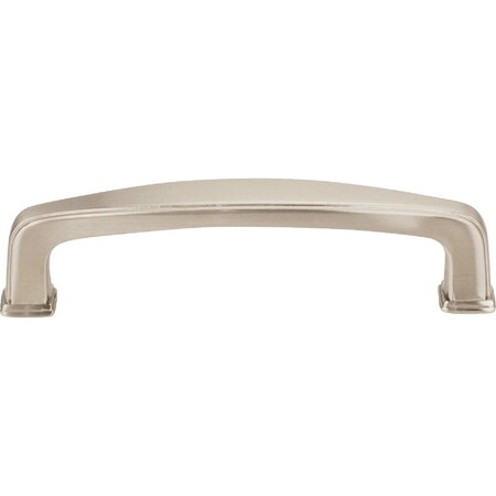Hardware Resources Jeffrey Alexander Milan 4-1/4'' Overall Length Satin Nickel Cabinet Pull 1092SN