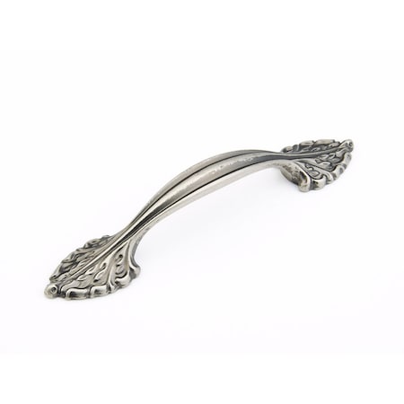 Schaub 96mm Center to Center Corinthian Cabinet Pull Corinthian Silver Finish 871-CRS