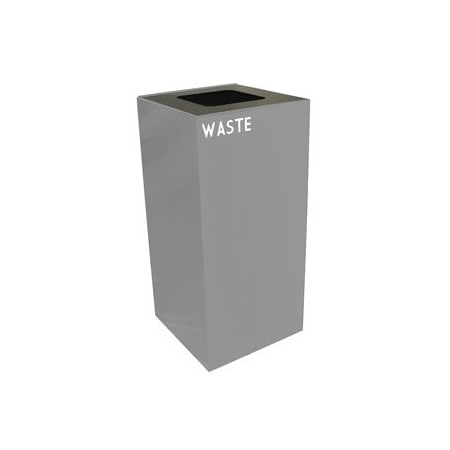 Witt Industries 32 gal Square Slate, Metal 32GC03-SL