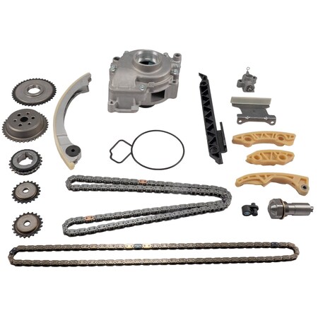 Melling Engine Timing Chain Kit With Water Pump,  3-4201SAHWP